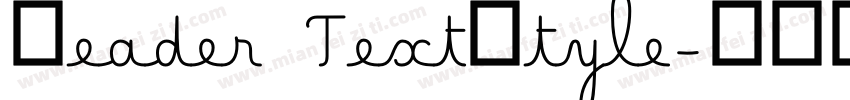 Reader TextStyle字体转换